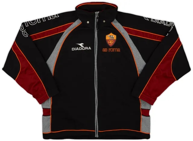1998-99 Roma Diadora Track Jacket - 9/10 - (S)