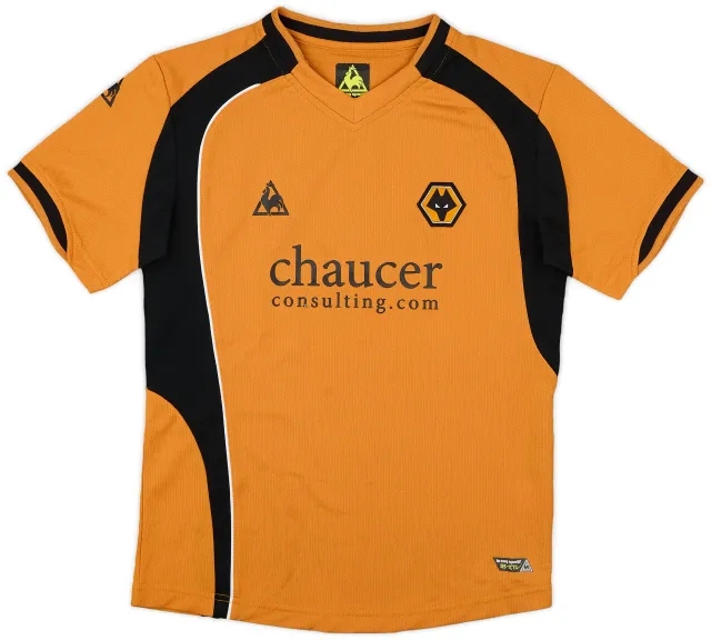LeCoqSportif 2008-09 Wolves Home Shirt - 9/10 - (XL.Boys)