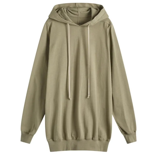 Rick Owens Men's Heavy Jersey Hoodie Celadon