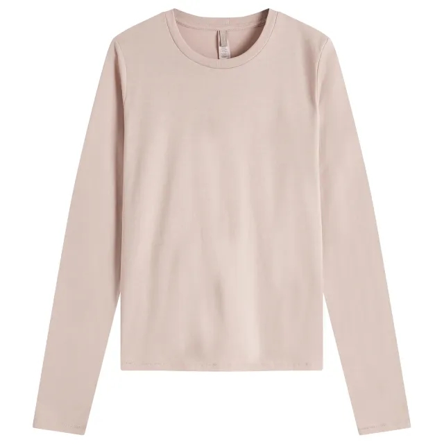 Asics SKIMS Women's Relaxed Tees Long Sleeve T-Shirt Fawn