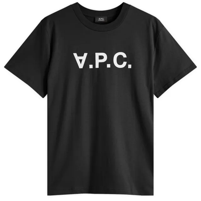 A.P.C. Men's VPC Logo T-Shirt END. Exclusive Black/White