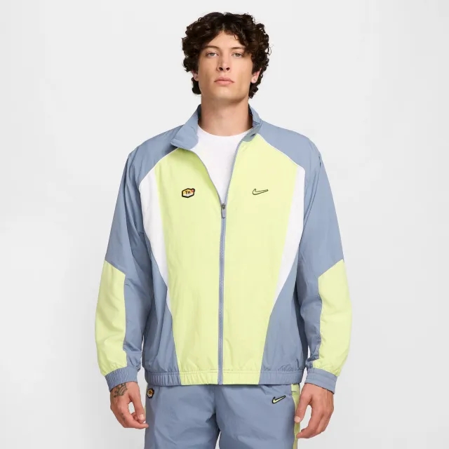 Nike Sportswear Men's Woven Tracksuit Jacket - Blue - Nylon