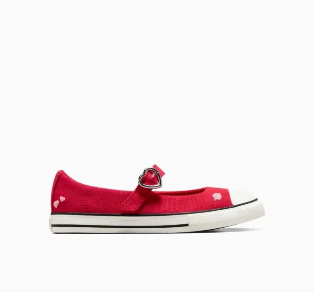 Converse Ctas Dainty Mary Jane Low Unisex Shoes - Red