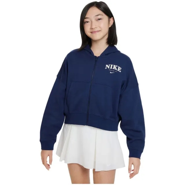 Nike Sportswear Older Girls Full Zip Fleece Hoodie 8 15Y