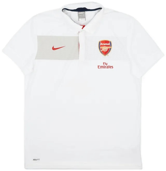 2009-10 Arsenal Nike Polo Shirt - 7/10 - (L)
