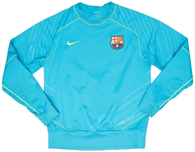 2007-08 Barcelona Player Issue Nike Sweat Top - 6/10 - (M)