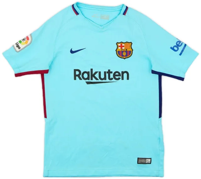 Nike 2017-18 Barcelona Away Shirt - 6/10 - (M.Boys)