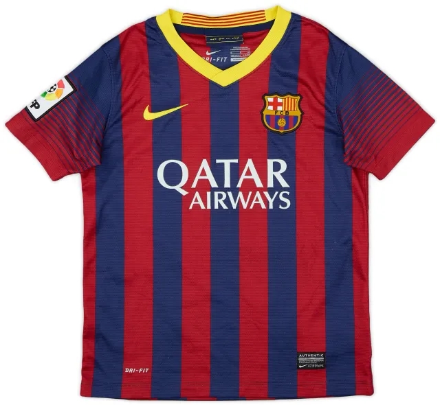 Nike 2013-14 Barcelona Home L/S Shirt Messi #10 - 8/10 - (M)