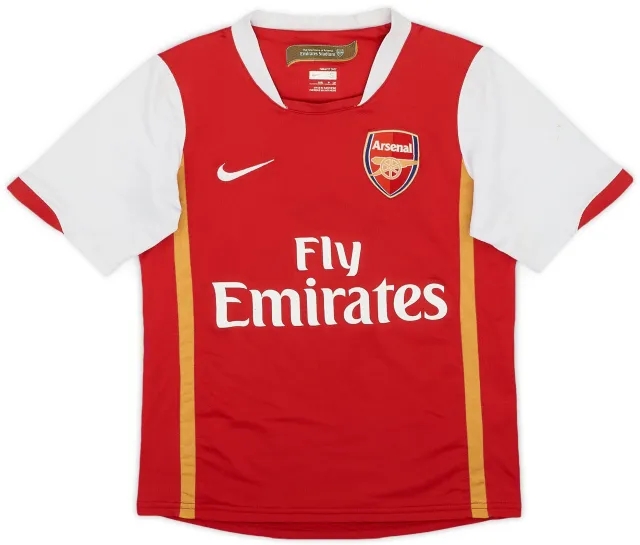 Nike 2006-08 Arsenal Home Shirt - 7/10 - (S.Boys)