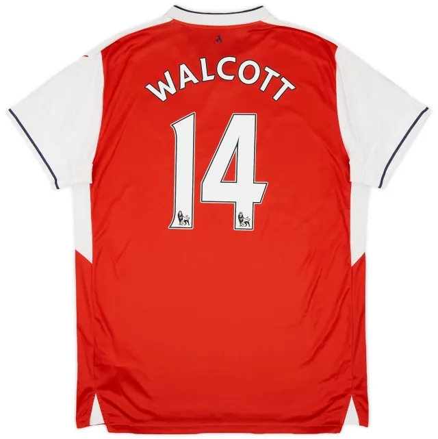 Puma 2016-17 Arsenal Home Shirt Walcott #14 - 6/10 - (XL)