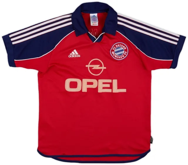 adidas 1999-01 Bayern Munich Home Shirt - 6/10 - (XL.Boys)