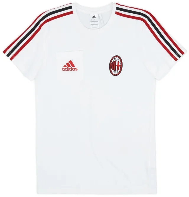 2017-18 AC Milan adidas Cotton Tee - 6/10 - (S)