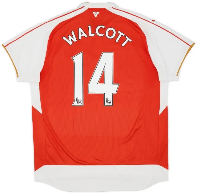 Puma 2015-16 Arsenal Home Shirt Walcott #14 - 7/10 - (XL)
