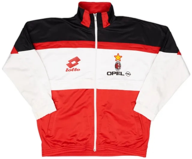 1994-95 AC Milan Lotto Track Jacket - 6/10 - (L)