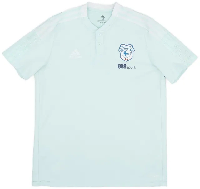 2021-22 Cardiff City adidas Polo Shirt - 8/10 - (M)
