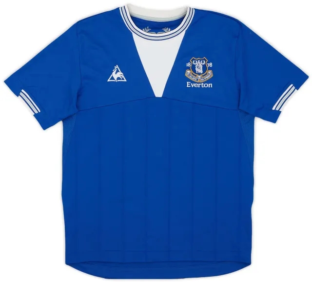 LeCoqSportif 2009-10 Everton Home Shirt - 8/10 - (XXL.Boys)
