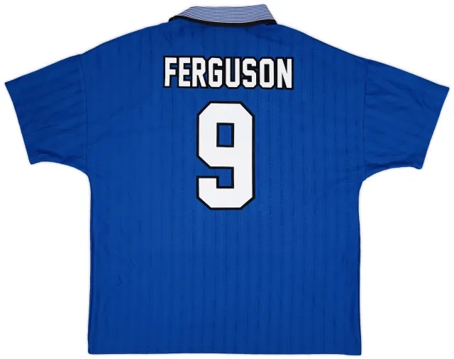Umbro 1995-97 Everton Home Shirt Ferguson #9 - 6/10 - (XL)