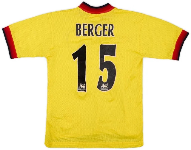 Reebok 1997-99 Liverpool Away Shirt Berger #15 - 5/10 - (Y)