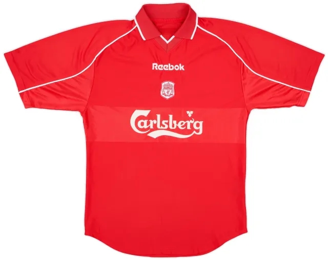 Reebok 2000-02 Liverpool Home Shirt - 8/10 - (XL.Boys)