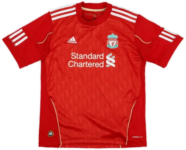adidas 2010-12 Liverpool Home Shirt - 6/10 - (M.Boys)