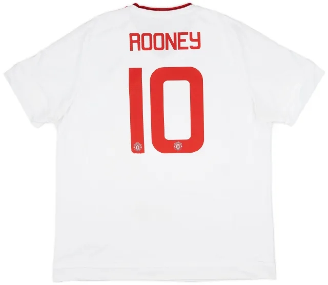 adidas 2015-16 Manchester United Away Shirt Rooney #10 - 5/10 - (XXL)