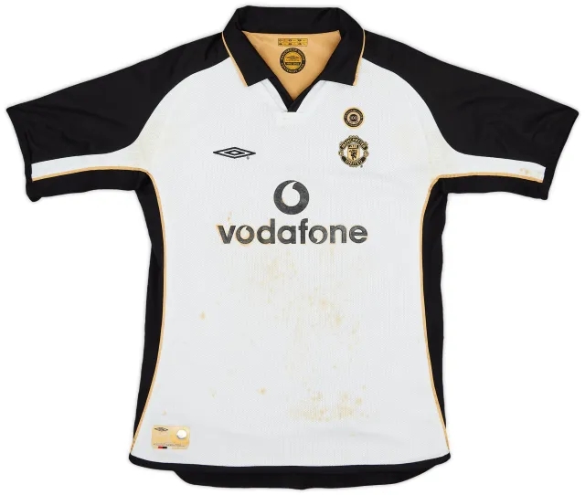 Umbro 2001-02 Manchester United Centenary Away/Third Shirt - 4/10 - (L.Boys)