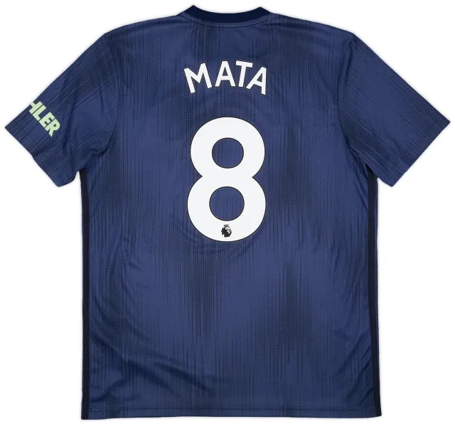 adidas 2018-19 Manchester United Third Shirt Mata #8 - 7/10 - (L)