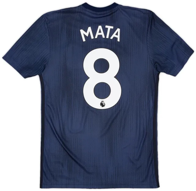 adidas 2018-19 Manchester United Third Shirt Mata #8 - 7/10 - (XS)