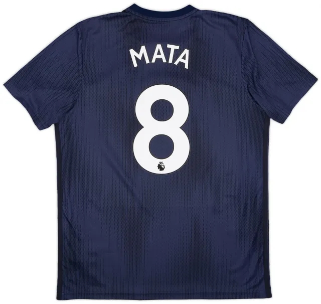 adidas 2018-19 Manchester United Third Shirt Mata #8 - 6/10 - (L)