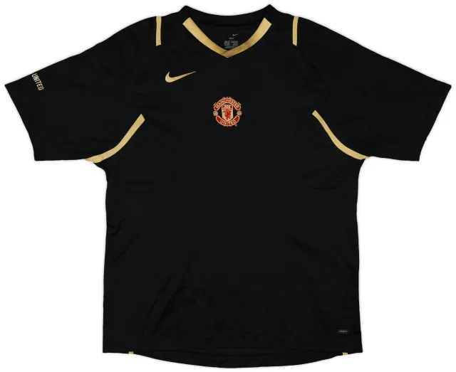 2006-07 Manchester United Nike Training Shirt - 8/10 - (L.Boys)