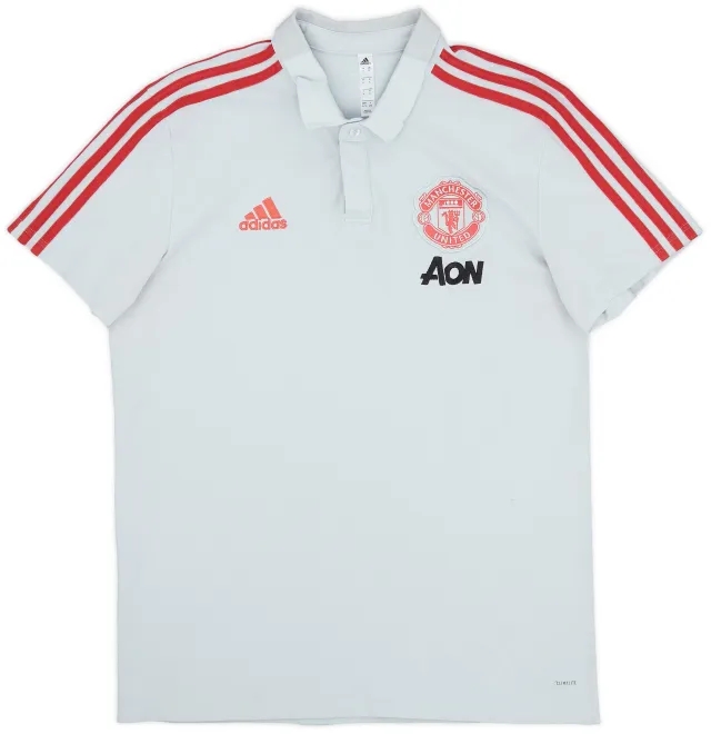 2018-19 Manchester United adidas Polo Shirt - 9/10 - (XL)