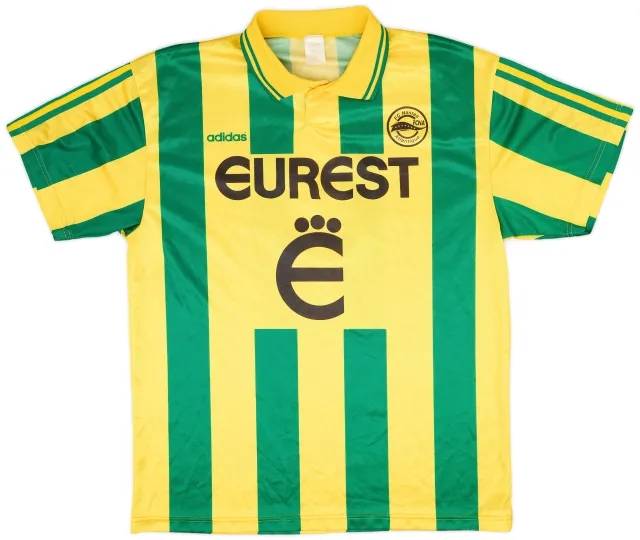 adidas 1995-96 Nantes Home Shirt Reynald Pedros #8 - 8/10 - (XL)