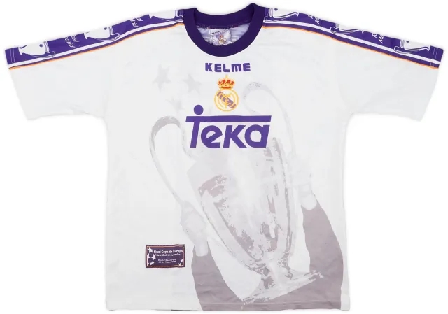 1997-98 Real Madrid Kelme 'Copa Europa 1998' Leisure Shirt - 6/10 - (S)