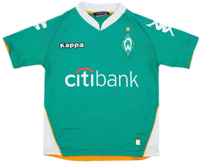 Kappa 2007-08 Werder Bremen Home Shirt - 6/10 - (XL.Boys)