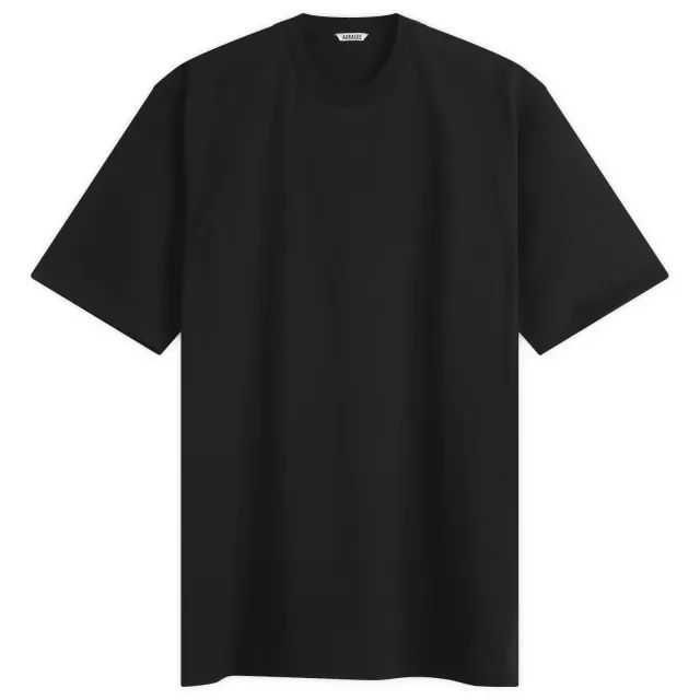 Auralee Men's Luster Plaiting T-Shirt Black