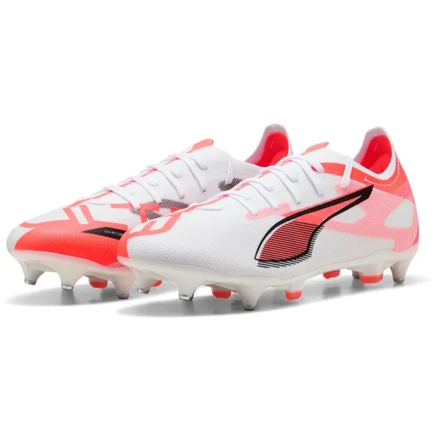 Puma Ultra 5 Match Sg Unlimited - Puma White/Puma Black/Glowing Red - ['White']