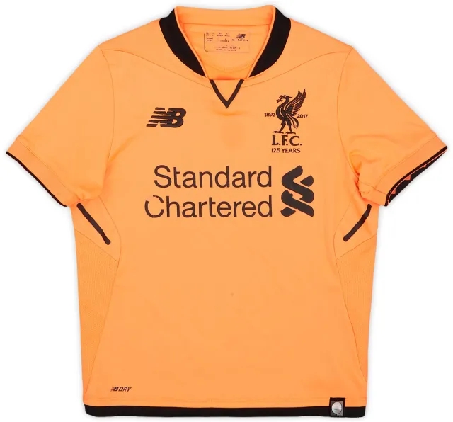 NewBalance 2017-18 Liverpool 125 Years Third Shirt - 7/10 - (S.Boys)