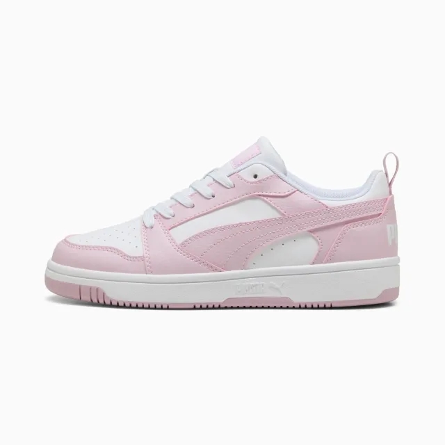 PUMA Rebound V6 Low Sneakers, White/Rose Mauve