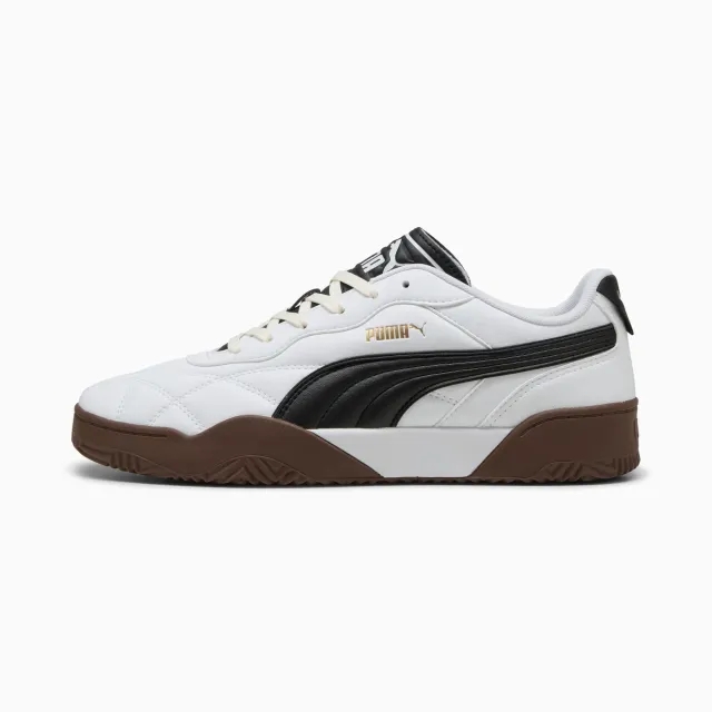 PUMA Tifosi Sneakers Unisex, White/Black/Espresso Brown