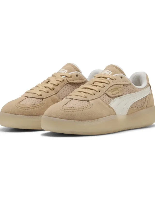 Puma Palermo Moda Vintage Sneakers In Light Sand-Warm White-Neutral