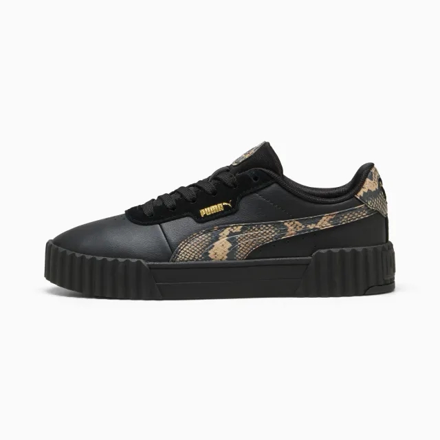 PUMA Carina 3.0 Snake Chic Women, Black/Gold