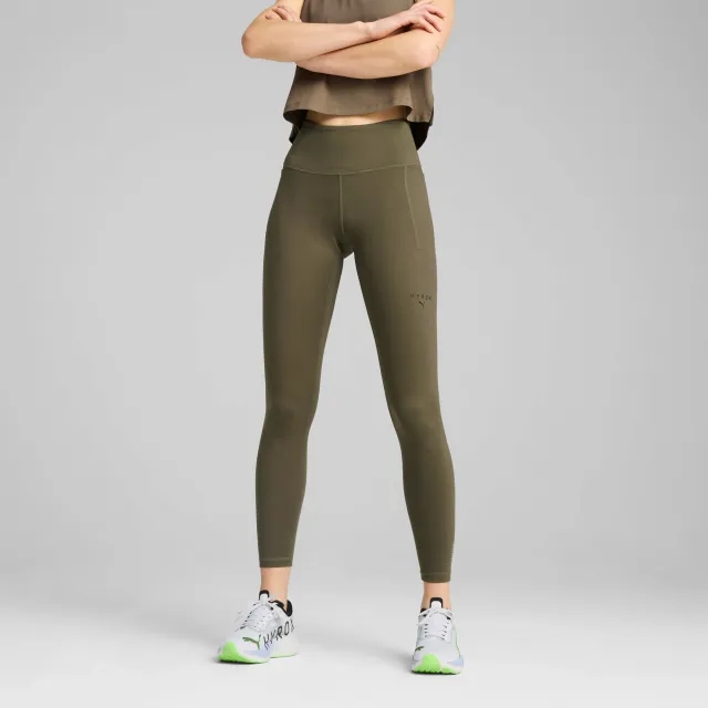 PUMA x HYROX Cloudspun Full Tights Women, Loden Green
