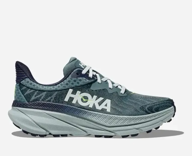 Hoka One One HOKA Men's Challenger 7 Road Running Shoes in Mountain Fog/Druzy
