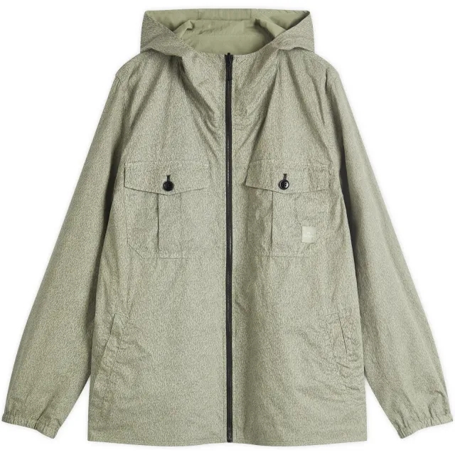Paul Smith Men's Reversible Hooded Camo Jacket Green