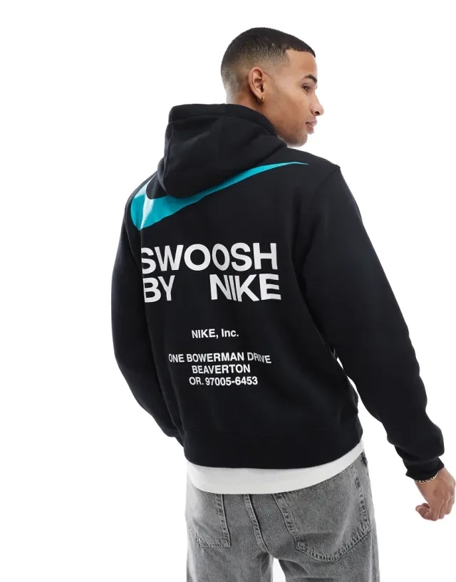 Nike Athletics Pullover Hoodie - Black - Size L - Black