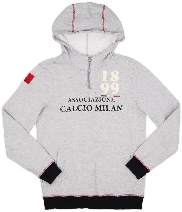 2011-12 AC Milan adidas Hooded Top - 6/10 - (XL.Boys)