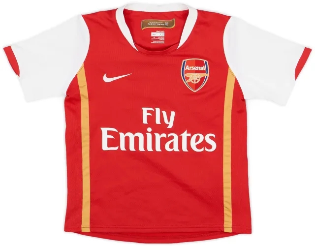 Nike 2006-08 Arsenal Home Shirt - 8/10 - (6-8 Years)