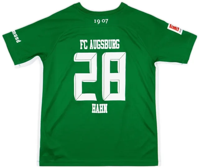 Nike 2018-19 Augsburg Away Shirt Hahn #28 - 9/10 - (XL.Boys)