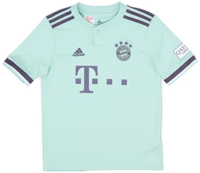 adidas 2018-19 Bayern Munich Away Shirt - 8/10 - (M.Boys)