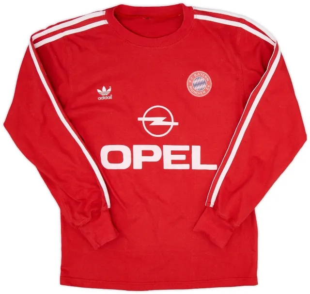 adidas 1989-91 Bayern Munich Home L/S Shirt - 8/10 - (M)